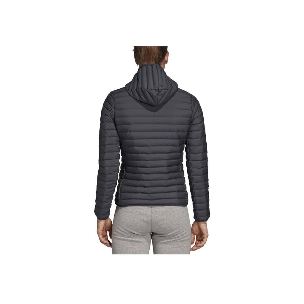 Adidas Vevd Vinter Utendørs Bokstavlogo Trykk Langermet Dunjakke Unisex Overbekledning Svart CY8735
