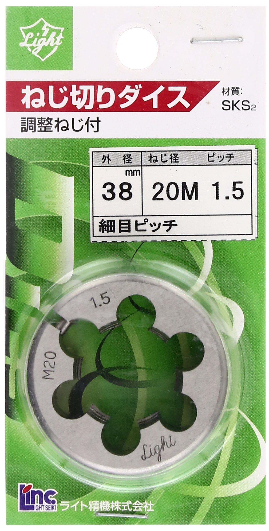 

Легкий плашкодержатель 38 Диаметр M20 x 1.5