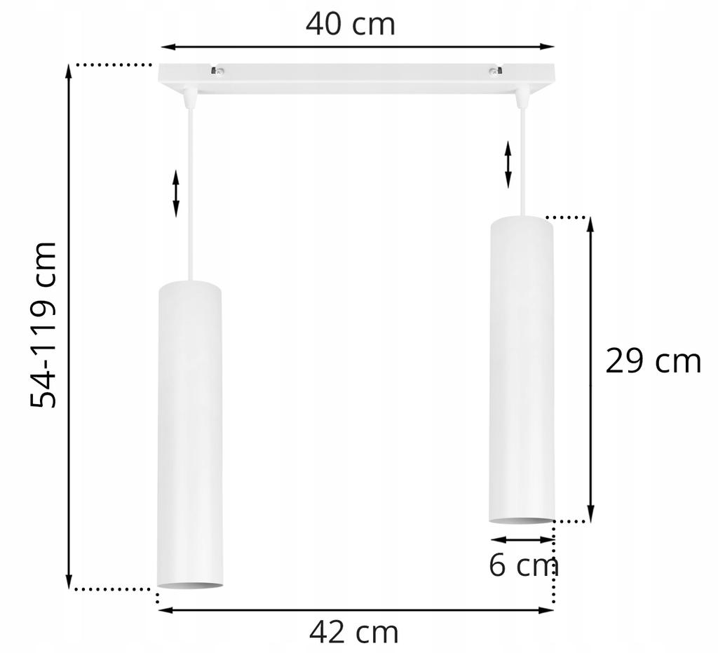 MODERN CEILING HANGING LAMP WHITE LED LAMP