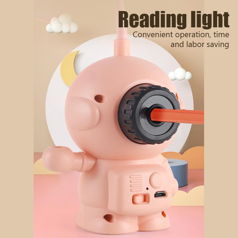 2 stücke Nette Cartoon Schreibtisch Lampe Multifunktionale Stift Halter Augenschutz Bunte Nachtlicht Für Schlafzimmer Nacht Lesen