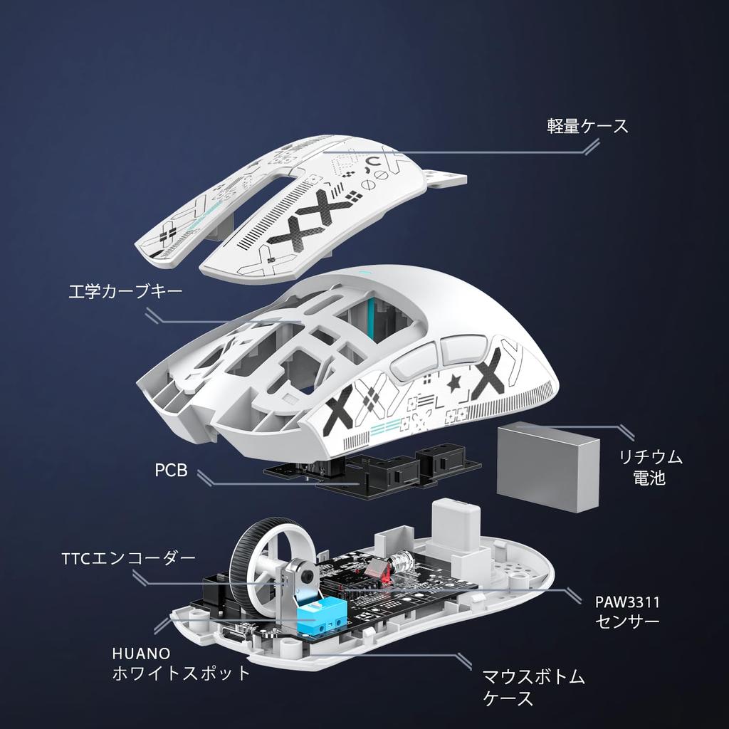 ATTACK SHARK Rapid Trigger Keyboard and Mouse X68PRO Gaming Keyboard and X11 Gaming Wireless Set with Magnetic and Certified by Technical Standards
