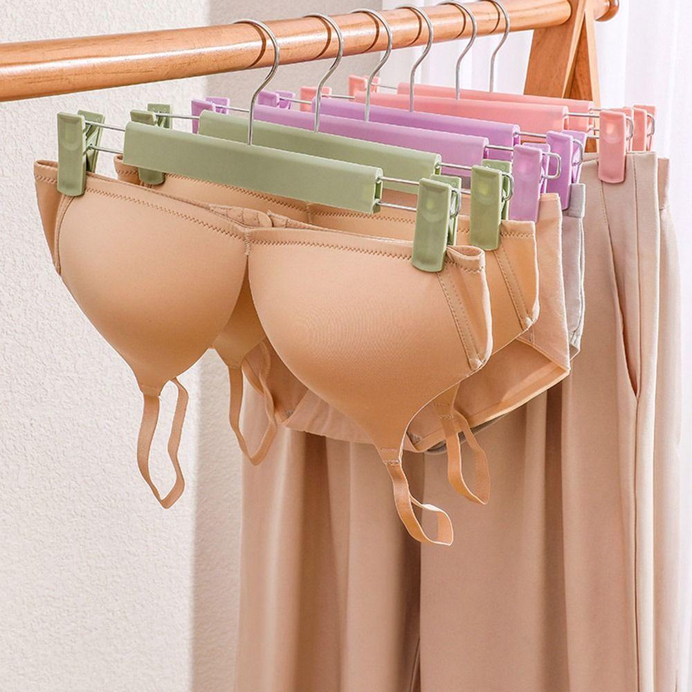 New Non Slip Pants Clip Adjustable Traceless Hanger Pants Hanger