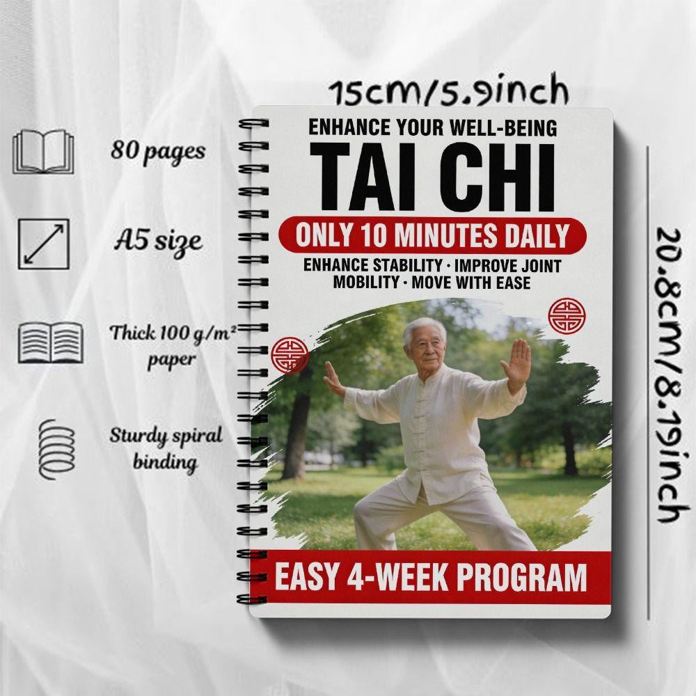 10 Minuti al Giorno Libro di Pratica Tai Chi Planner Giornaliero Progressivo Libro di Pratica Quotidiana