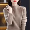 Women's Cashmere Sweater Qinghe Cashmere 30% Cashmere 70% Wool Women's Autumn and Winter Cashmere Pullover Soft and Warm