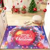 Cross-border Cartoon Christmas Decorative Carpets Christmas Holiday Printed Door Mats Water-absorbing Non-slip Door Mats