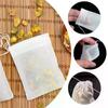 100 PEZZI Sacchetti da tè in tessuto non tessuto Sacchetti da tè usa e getta con chiusura a coulisse Filtro per caffè, spezie, tè Carta filtro Infusore Utensili da cucina per il tè