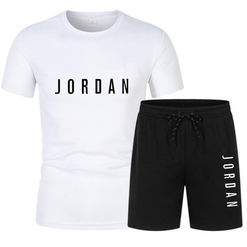 Mens Casual Shorts Set Breathable Mesh Cotton T-Shirt Sportswear Teens Adults