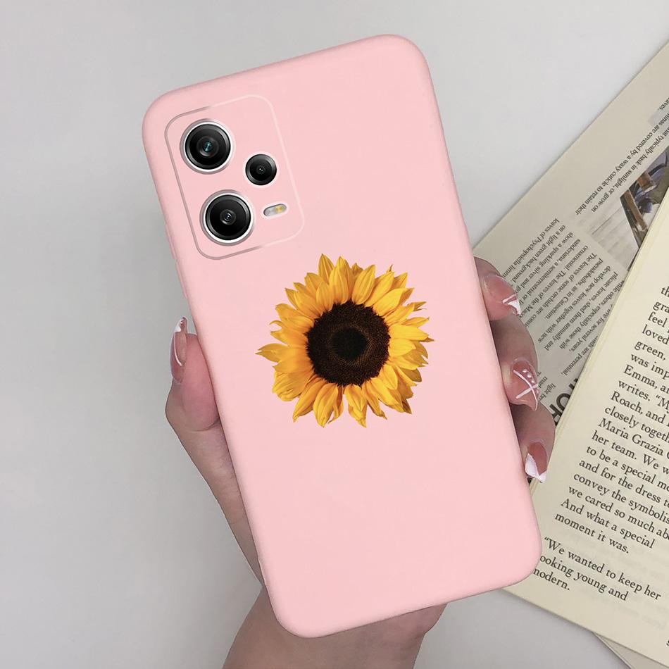 For Xiaomi Redmi Note 12 Pro+ Plus 5G Phone Case Love Heart Girl Silicone Matte Shockproof Cover For Redmi 12Pro + Funda Bumper