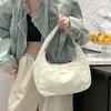 New Women's Simple and Versatile Solid Color Shoulder Bag Daily Commute To Work Armpit Bag