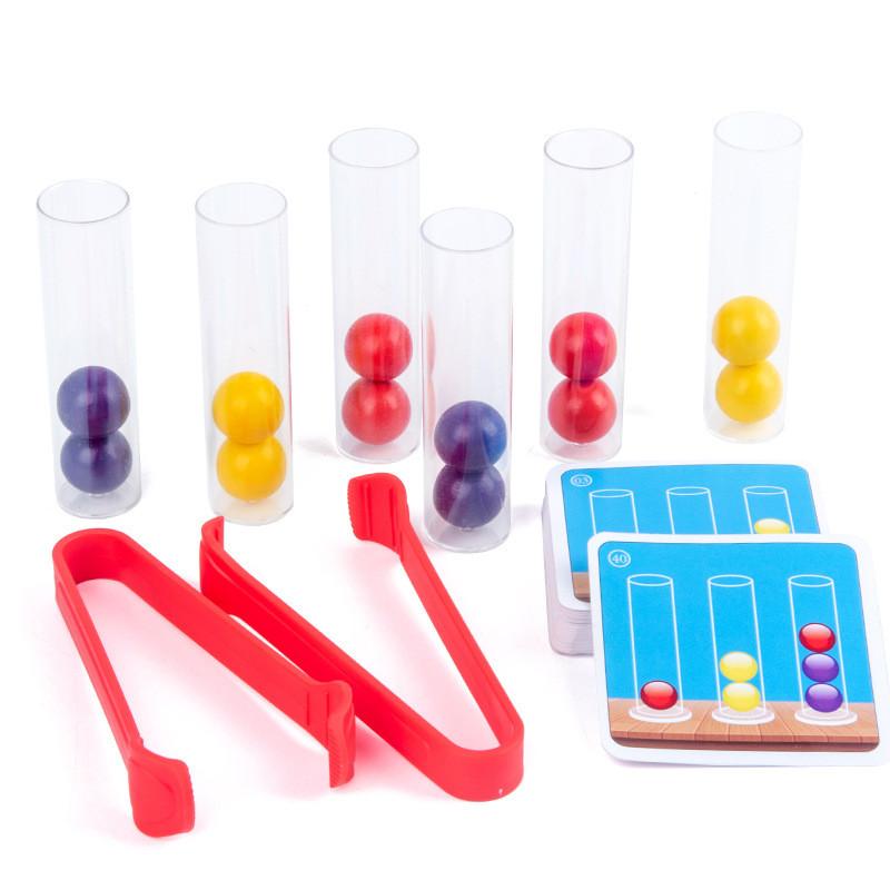 

Wooden Puzzle Beads For Kids Focus Logical Thinking Educational Learning Toy