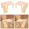 Hamster platforms with Ladder L Shaped Pet Staircase for Mouse Hamster Rat