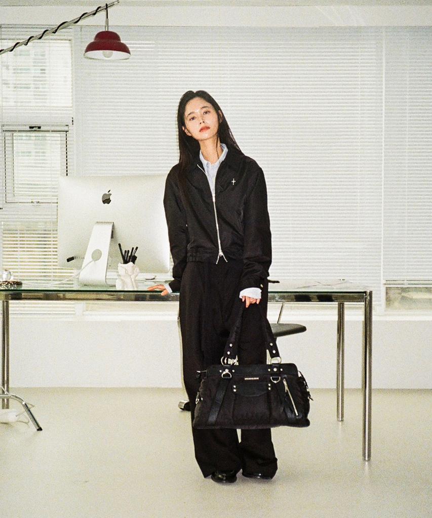 Iugamakaras Nylon Bomber Jacket (Black)