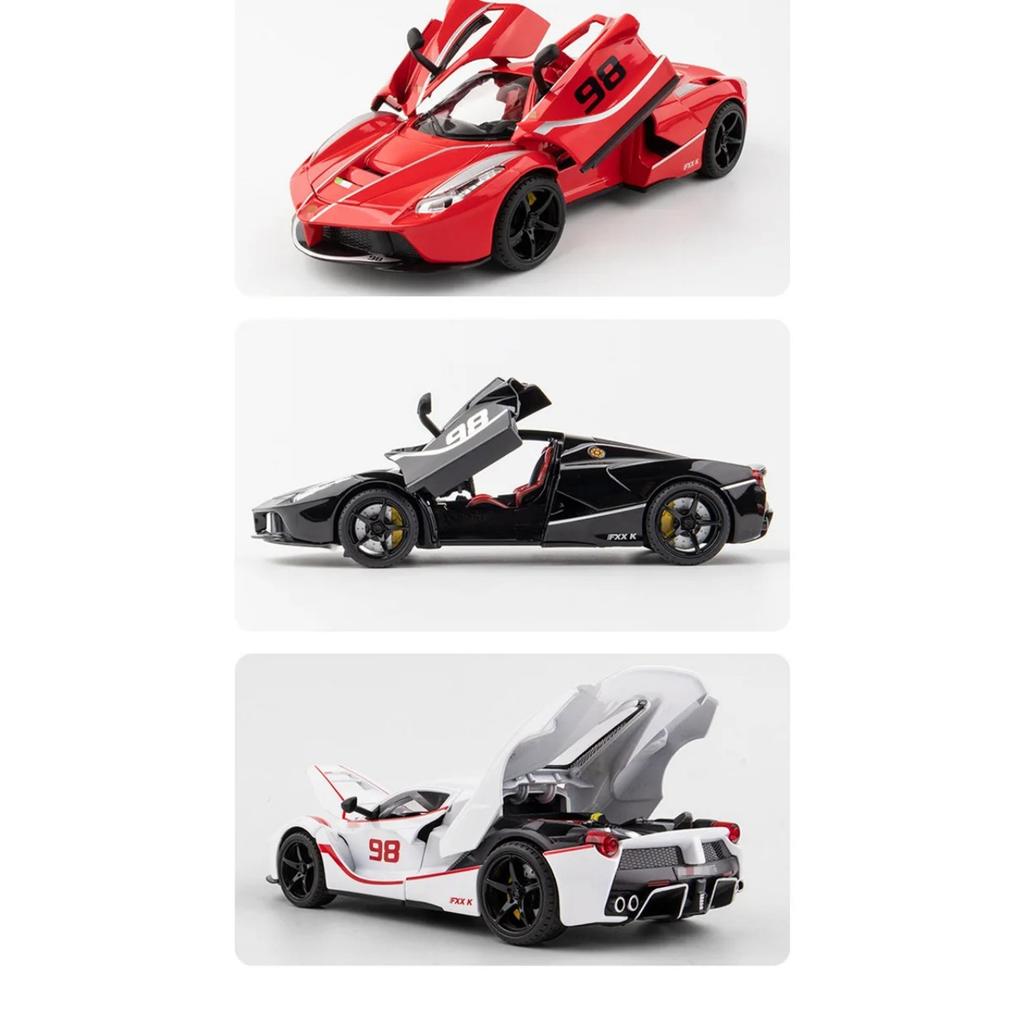 1/22 FXXK Laferrari Legierungs-Sportwagenmodell Diecasts & Spielzeug Metallfahrzeuge Automodell Simulation Sammlung Kindergeschenk