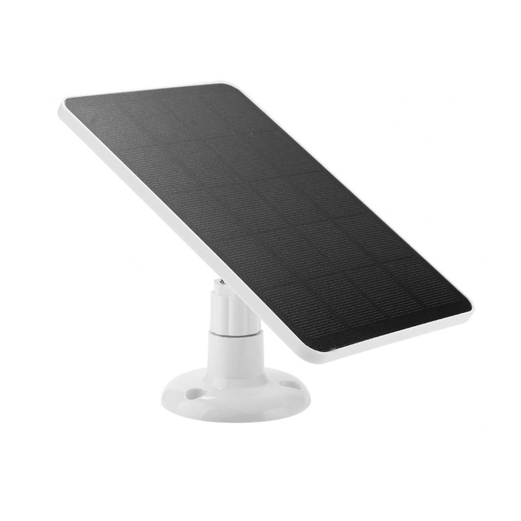 Solar Panel for Security Camera IP6 Waterproof 360 Degrees Adjustable Continuous Power with 10W 5V Charging Solar