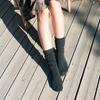 6 Pairs of Medium Length Socks, Stacked Socks, Versatile and Fashionable for Daily Wear, Shopping, and Holiday Relaxation