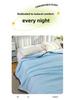Washable Cotton Summer Quilt - Cooling and Lightweight for Single & Double Beds