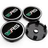 4pcs 56mm 60mm Car Wheel Center Caps VRS Sticker V Badge For A5 A7 VRS MK1 MK2 MK3 Car Stickers Accessories