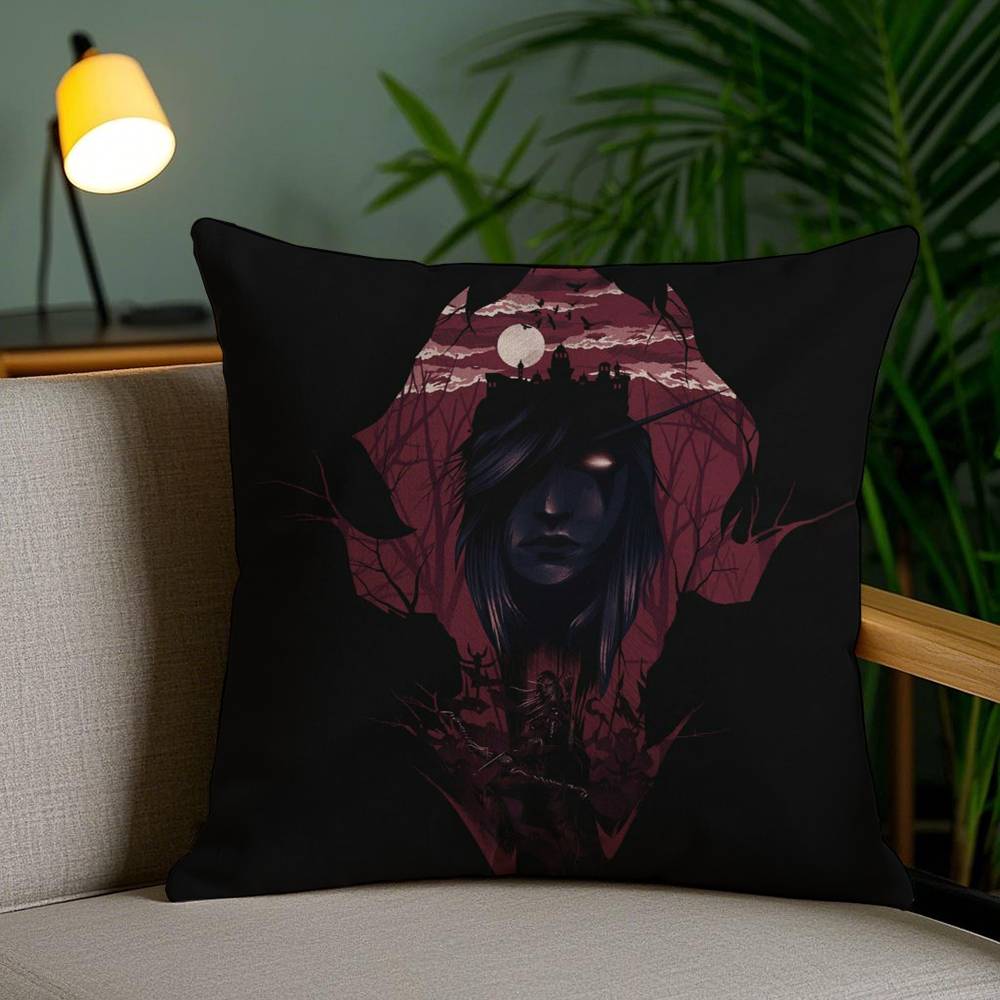 Pillow Case Warcrafts Of World W-Wow Game Sofa Short Plush Double-Sided Hd Printing Room Home Office Gift Cushion Cover
