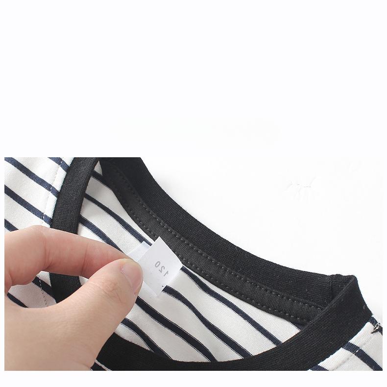 Randig T-shirt för barn Långärmad Toppar för pojkar och flickor Underställ Vår och Höst