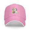 Floral Cat Baseball Caps Fashion Casquette for Unisex Women Adjustable Casual Trucker Hats for Sports Outdoor Activities