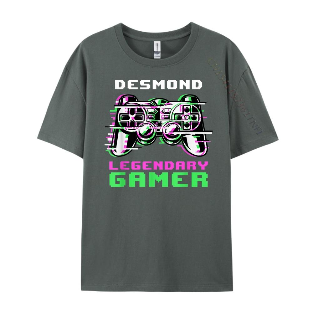 Desmond Legendary Gamer Personalized Clothing Mens T Shirt Graphic Shirts Funny T Shirts
