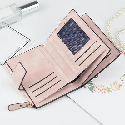 Portafoglio da donna in pelle Hasp Portamonete piccolo e sottile Portafogli da donna Porta carte Portafogli di marca di lusso Borsa di design