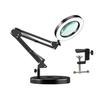 LED Magnifying Desk Lamp for Welding, Tattooing, Nail Care, and Eye Protection