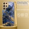 Marble Texture Map For Samsung Galaxy S26 S20 FE S21 S22 S23 Plus S24 Ultra S25 Ultra S21 S25+ S22FE Golden Glass Phone Case