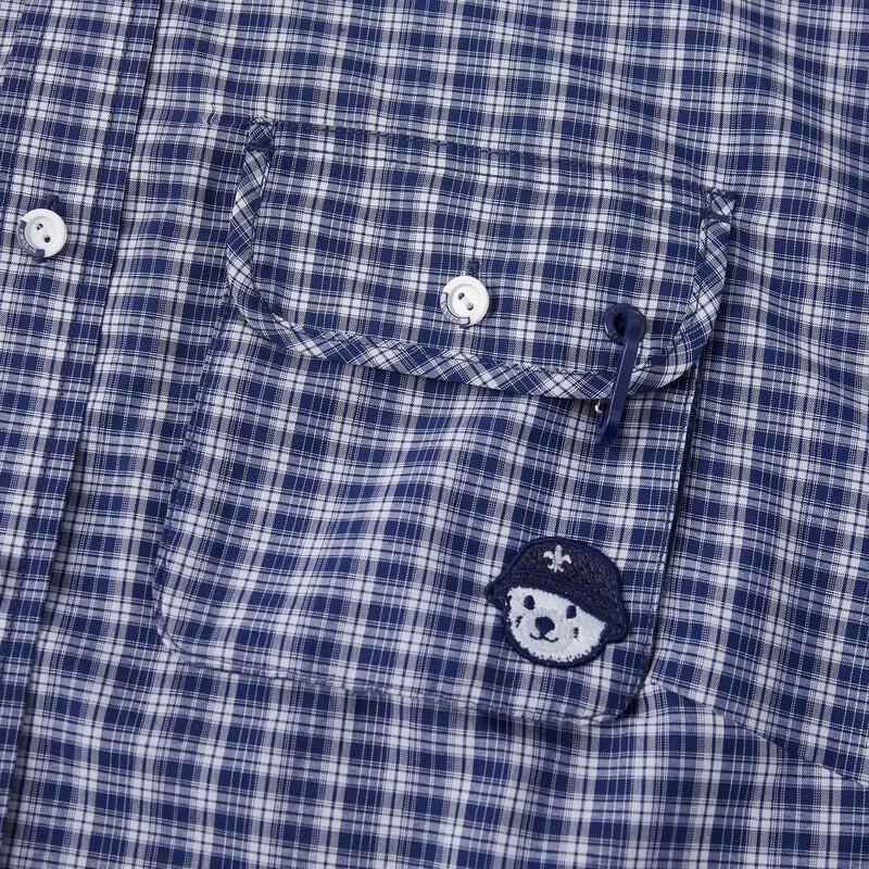 Teenie Weenie Women's Plaid Bear Shirt