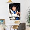 Elvis Wall Decor Tapestry Art For Pet Memorial Birthdaywedding Party Backdrop Family Gift