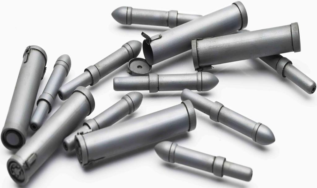 Yen Model WW2 German Nebelwerfer 41 150mm Rocket Grenade Set of Plastic Model Parts YANPE35137 1/35 Case, 6, (Military)