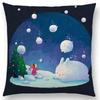 Neuer Eingang Bunt Traum Niedlich Cartoon Warm Erde Liebenswerte Tiere Leinen Kissenbezug Heimdekoration Auto Sofa Wurfkissenhülle