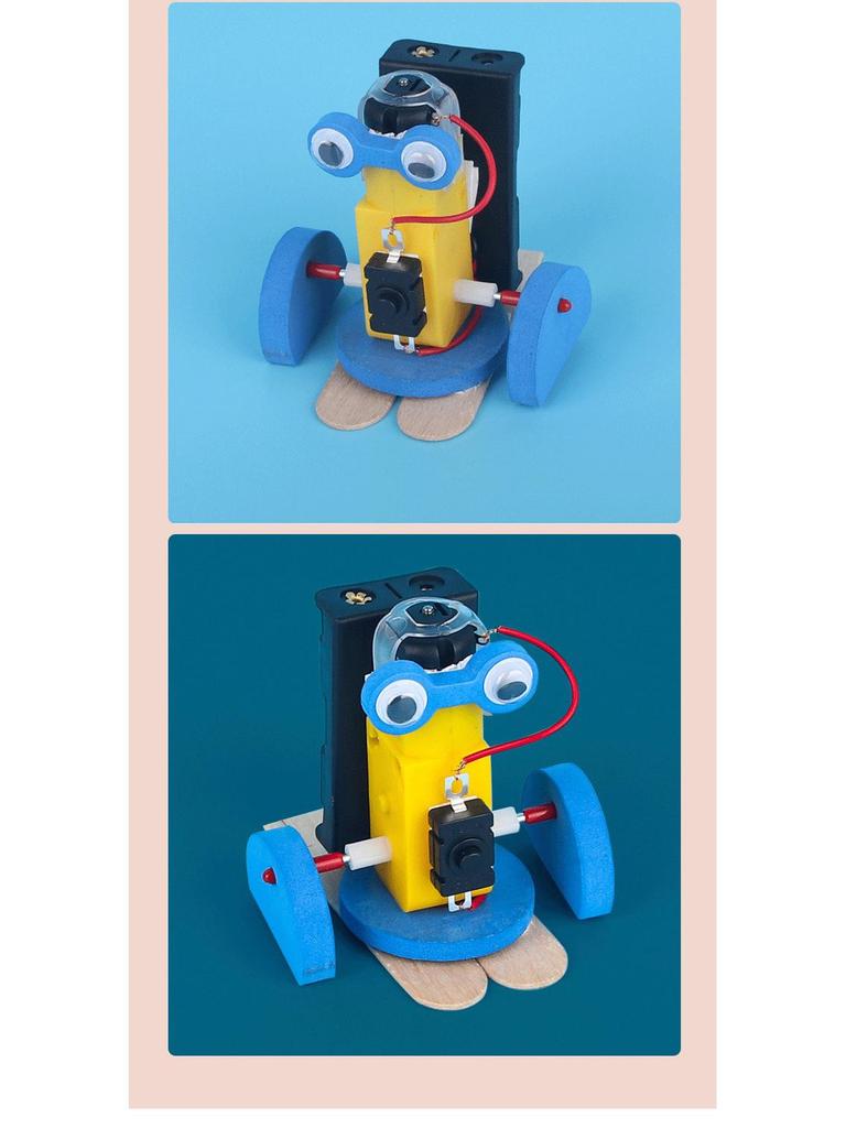 DIY Student Science Kit: Self-Assembly Walking Robot Puzzle