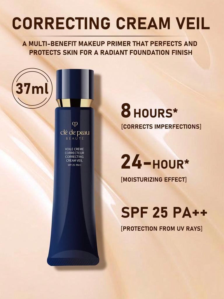 Clé de Peau Beauté Correcting Cream Veil | SPF 25 PA++ | Makeup Primer & UV Protection | 37ml