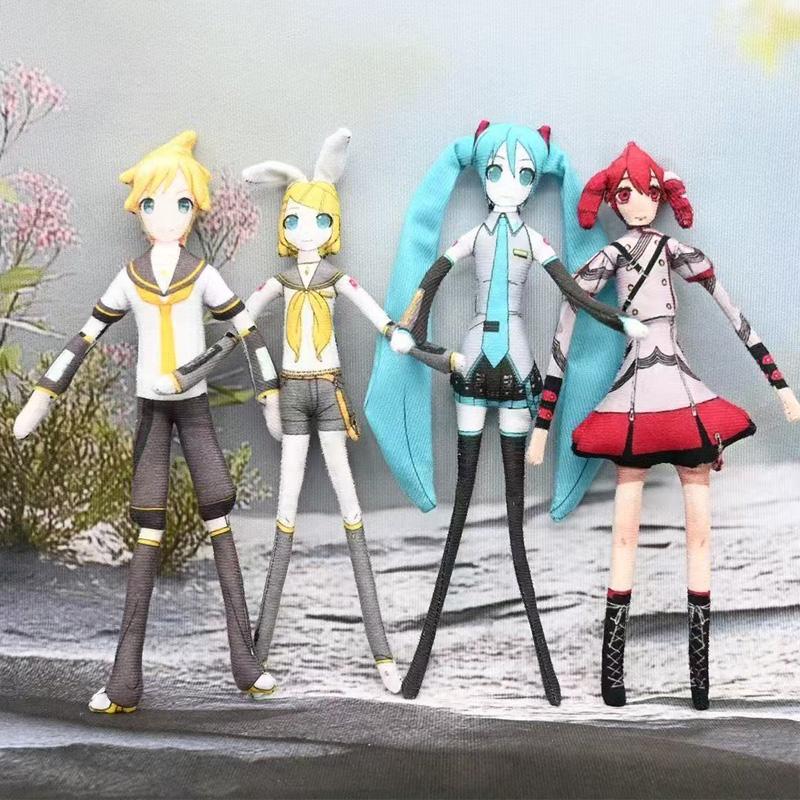 Peluche divertenti di Kasane Teto Merchandising Anime Collezione di Fan Ornamenti Decorativi Struttura interna in filo pieghevole Regalo per Bambini Amico