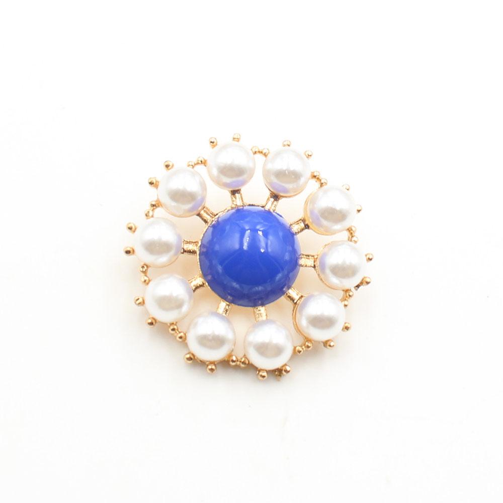 High end 2-piece 35mm pearl alloy DIY sweater with foot buttons, jacket, coat, clothing sewing accessories