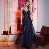 Women Sexy Sequined Backless Bodycon Long Evening Party Dress