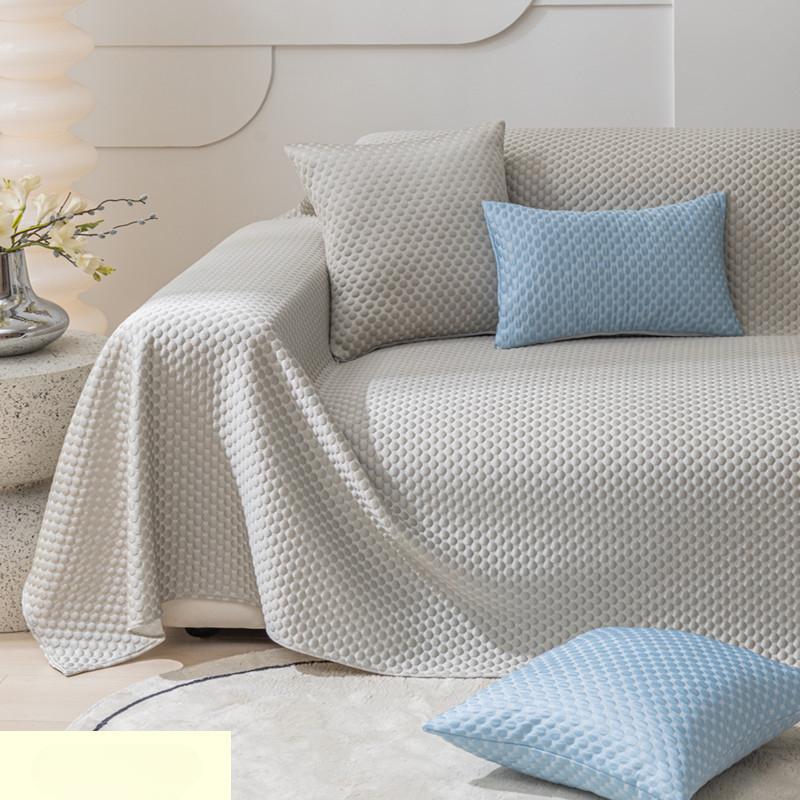 Sofa Cushion Summer Black Technology Cool Sofa Cover Towel Ice Silk Mat All Wrapped Simple Sofa Cover Summer