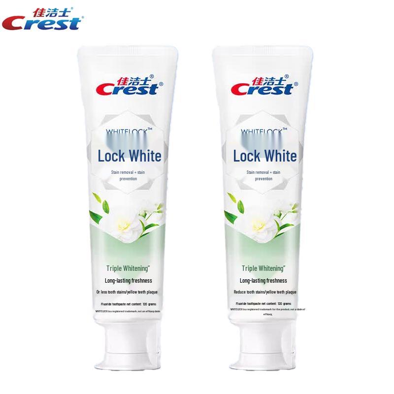 Crest Dual-Color Whitening Toothpaste with Jasmine Camellia