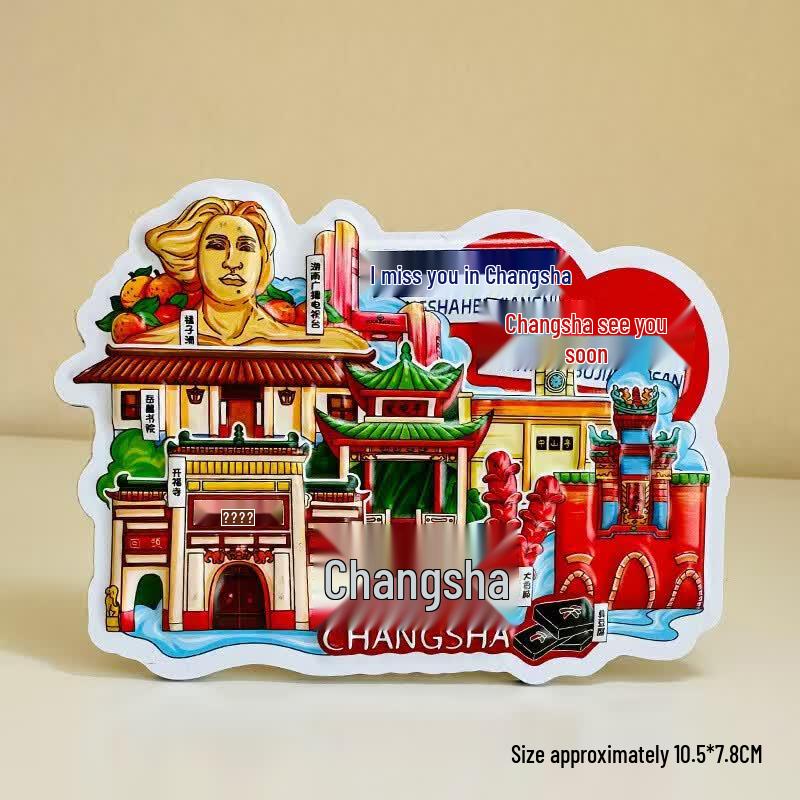 3D PVC Landmark Refrigerator Magnets PVC 3D Series