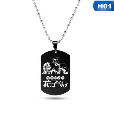 Anime Stainless Steel Pendants Necklaces Jewelry Gift
