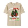 T Shirt For  Rottweiler Christmas On The Naughty List T-shirt Cotton Tops Tshirts O-neck  Clothing Plus Size