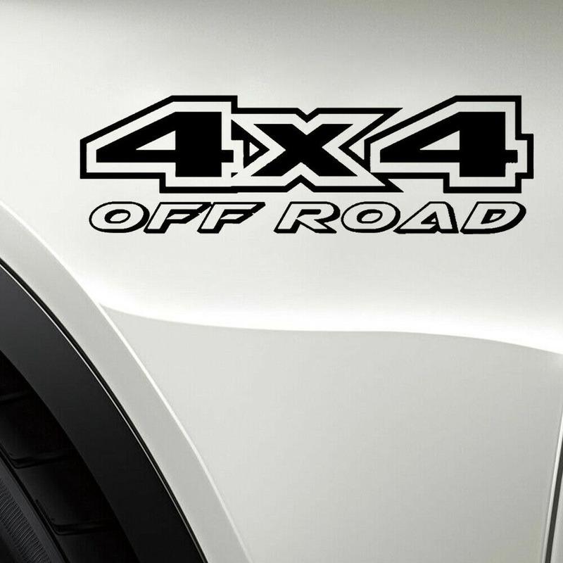 4X4 Off-road Reflexní samolepka Vyřezávané dveře Kufr Nárazník Obtisky SUV pickup Vodotěsné samolepky na auto Exteriér příslušenství
