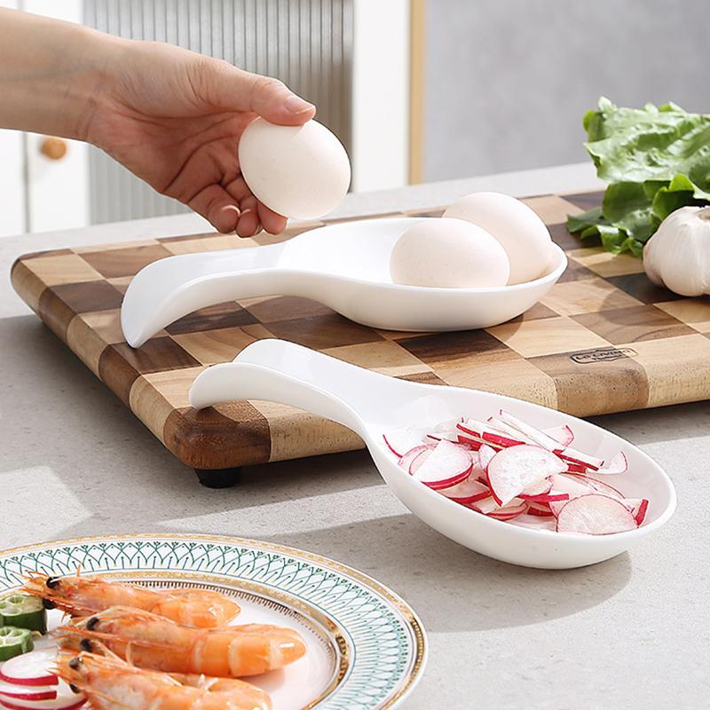 Skjeholder Stor Keramisk Skjeholder Varmebestandig Kokeskjeholder Kaffeskjeholder Tåler Oppvaskmaskin Keramisk Skjeholder