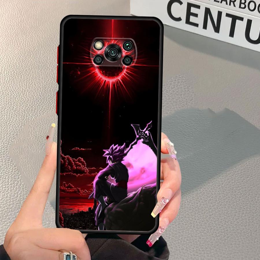

Dragon Ball Super Saiyan God Back Phone Cover Case for Xiaomi Poco C50 X3 X4 X5 Pro F3 C51 X3 NFC M5s C40 Poco C51