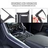 Soft Carbon Fiber Car Center Console Gear Shift Panel Cover Trim Sticker Accessories For Land Rover Range Rover Sport 2018-2022