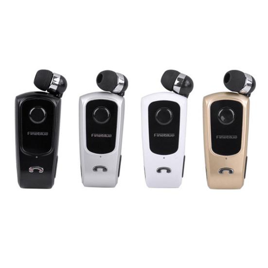 Fineblue F920 Vibration Alert Collar Clip Unilateral Business Bluetooth-compatible Earphone