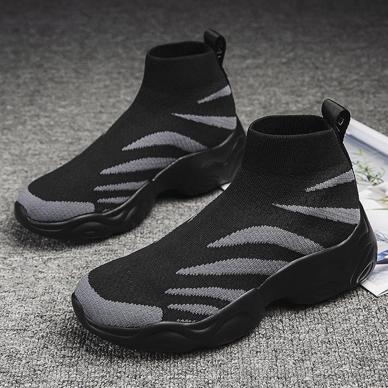 Summer Mesh Tennis Slip-ons Running Breathable Sports High Top Leisure Walking Men's Vulcanize Shoes Deals Retro Sneakers Male