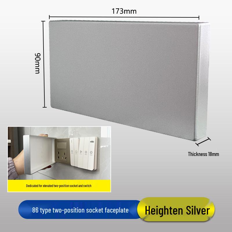 Ultra-thin Child Protection Socket Cover - Splash Proof and Protective Plate