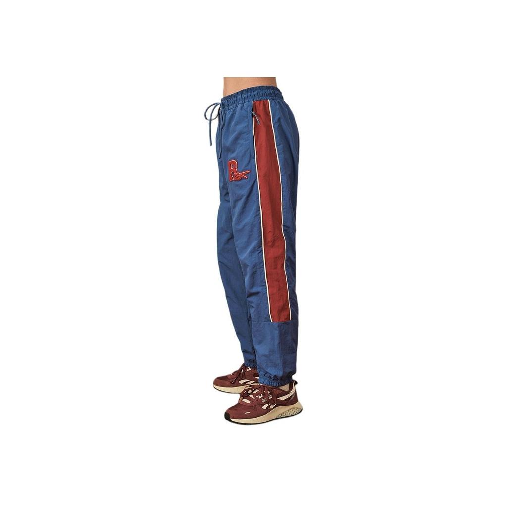 Reebok Color Block Drawstring Cuffed Casual Pants Unisex Bottoms Blue 23FRC601UGB0